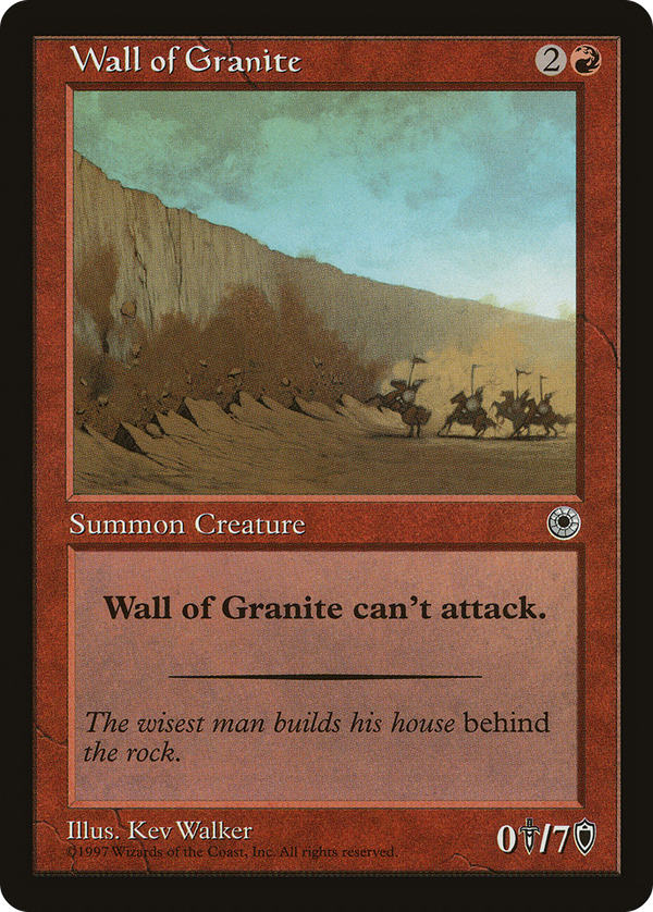 Wall of Granite (por)