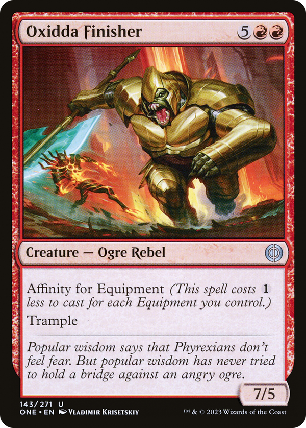 Oxidda Finisher (one)