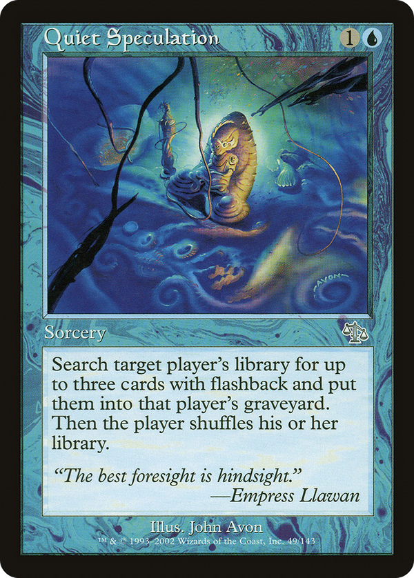 Quiet Speculation (jud)