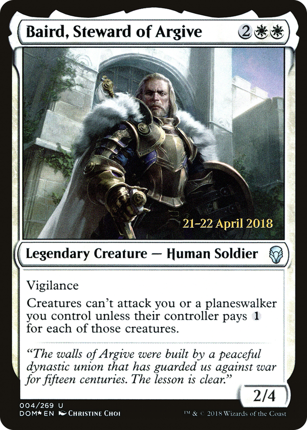 Baird, Steward of Argive (pdom)