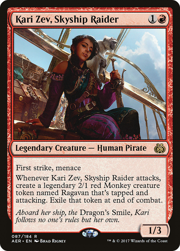 Kari Zev, Skyship Raider (aer)