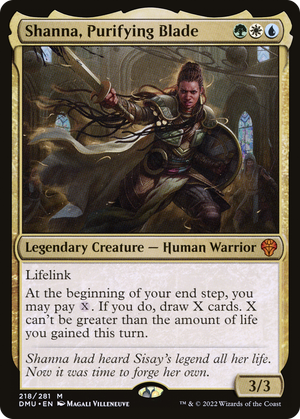 Shanna, Purifying Blade