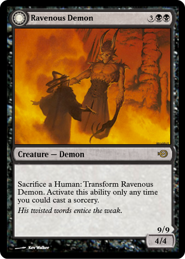 Ravenous Demon // Archdemon of Greed (prm)