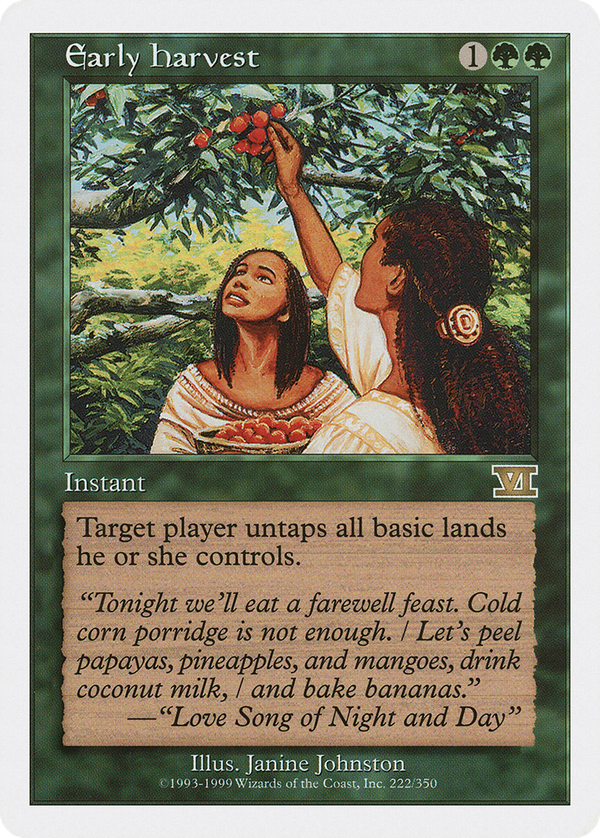 Early Harvest (6ed)
