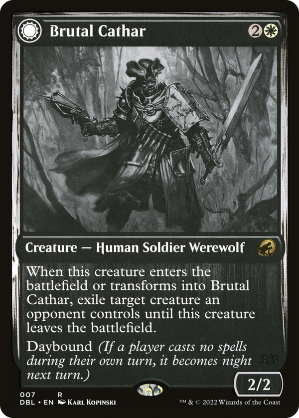 Brutal Cathar // Moonrage Brute (dbl)