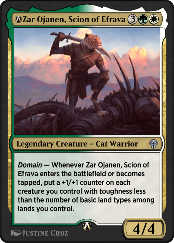 A-Zar Ojanen, Scion of Efrava (dmu)