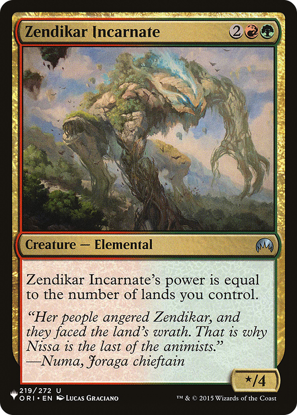 Zendikar Incarnate (plst)