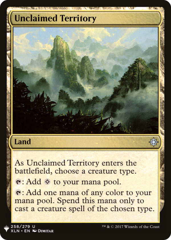 Unclaimed Territory (plst)