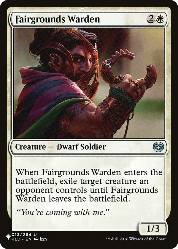 Fairgrounds Warden (plst)