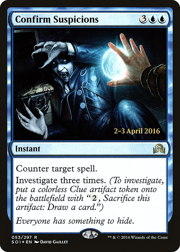 Confirm Suspicions (psoi)