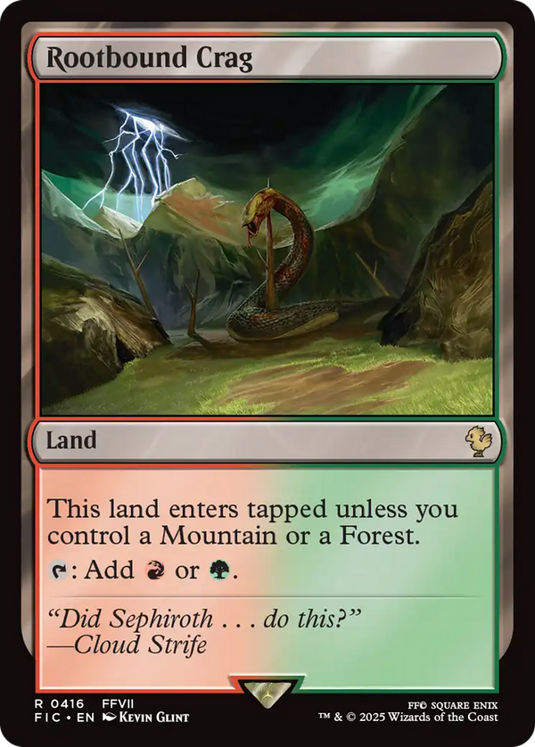 Rootbound Crag (fic)