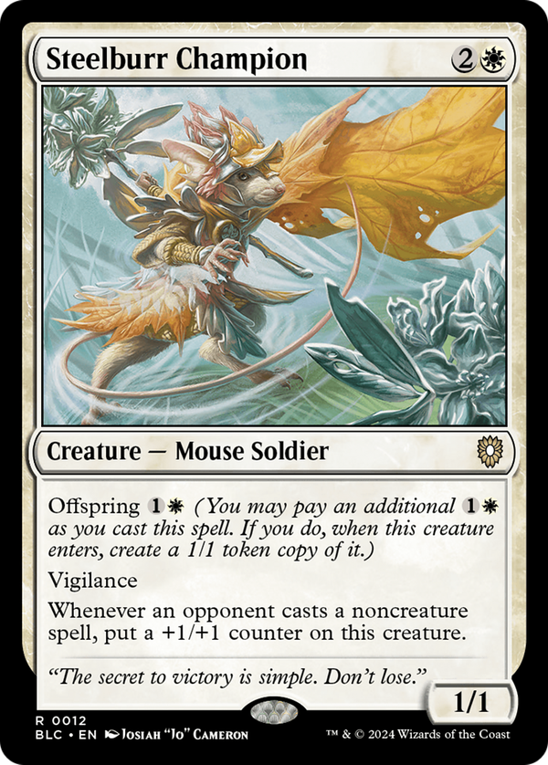 Steelburr Champion (blc)