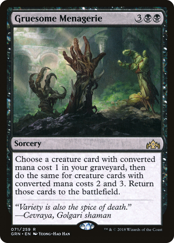 Gruesome Menagerie (grn)