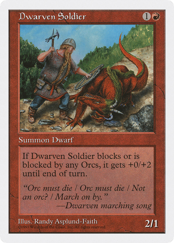 Dwarven Soldier (5ed)