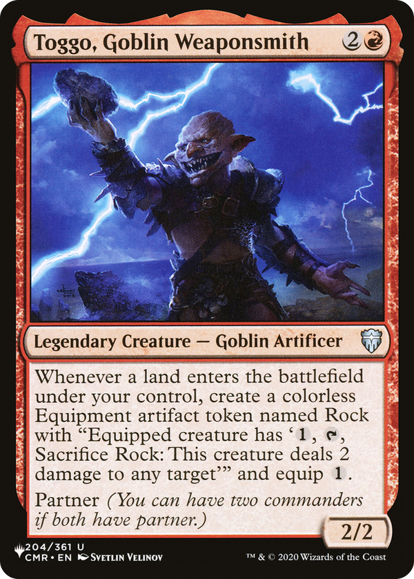 Toggo, Goblin Weaponsmith (plst)