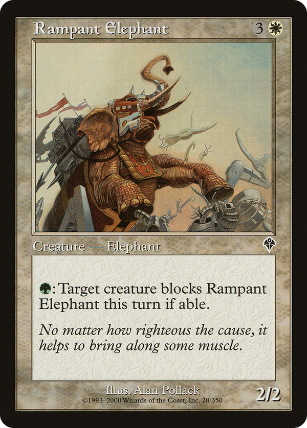 Rampant Elephant (inv)