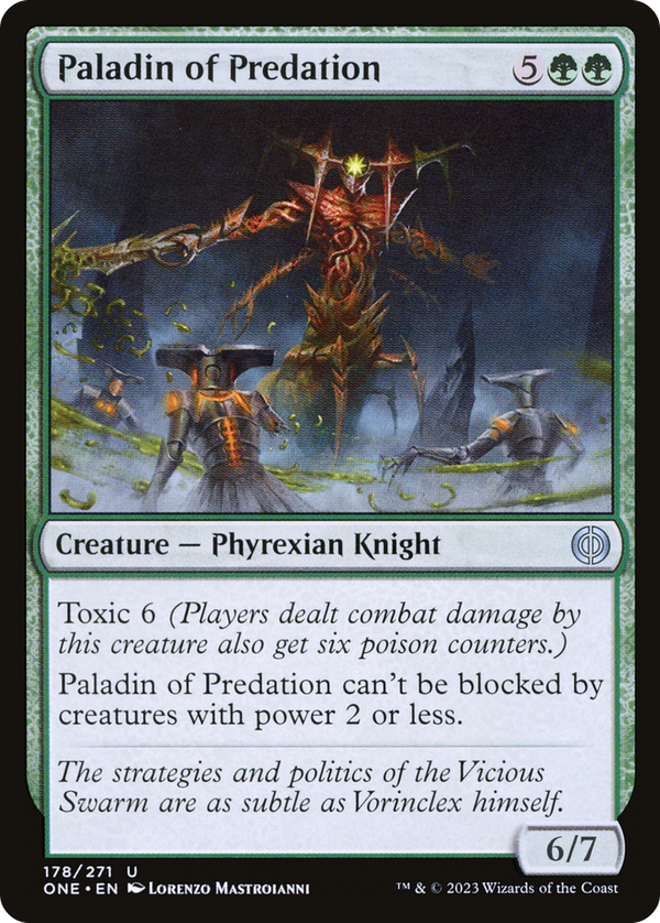 Paladin of Predation (one)