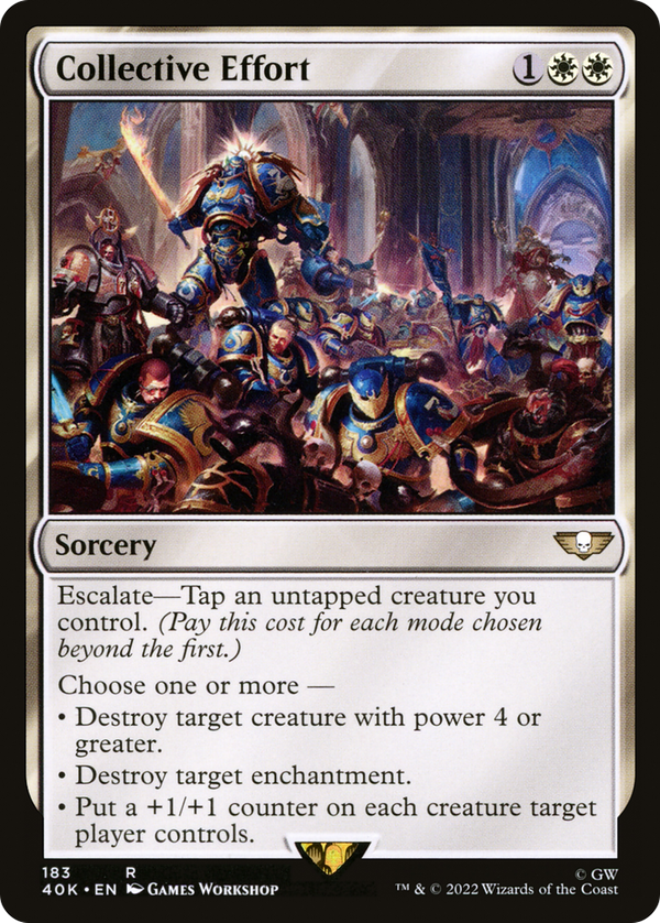 Collective Effort (40k)
