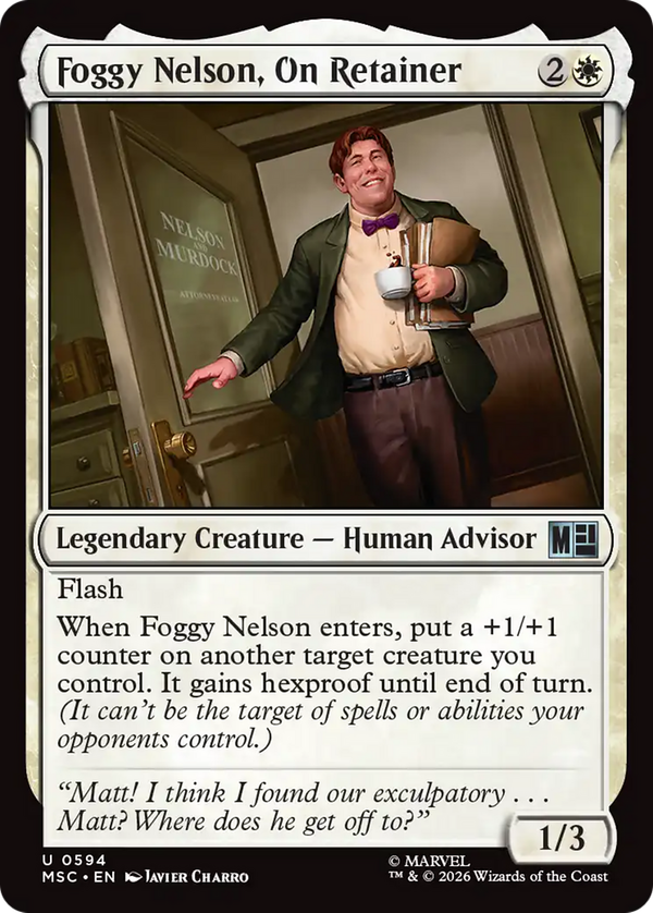 Foggy Nelson, On Retainer (msc)