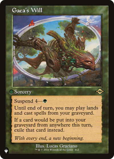 Gaea's Will