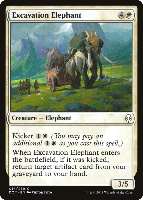 Excavation Elephant (dom)