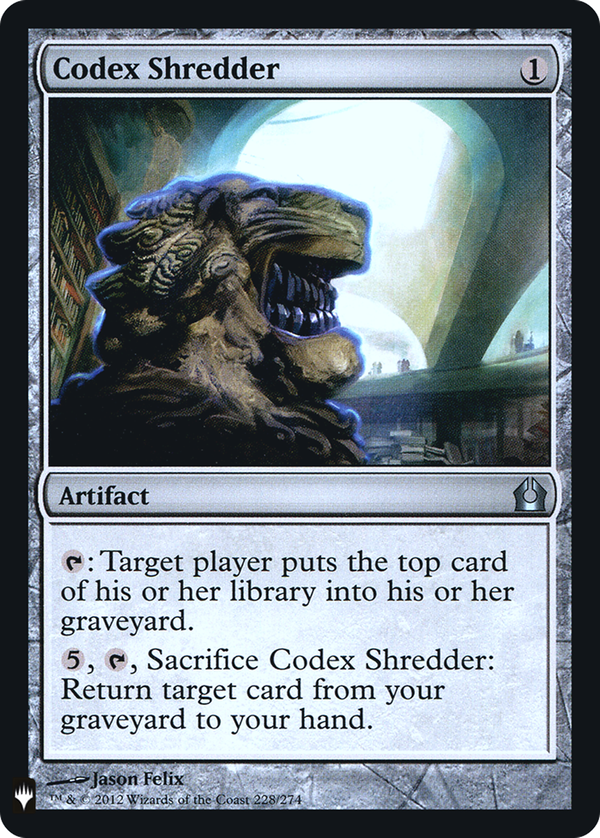Codex Shredder (plst)