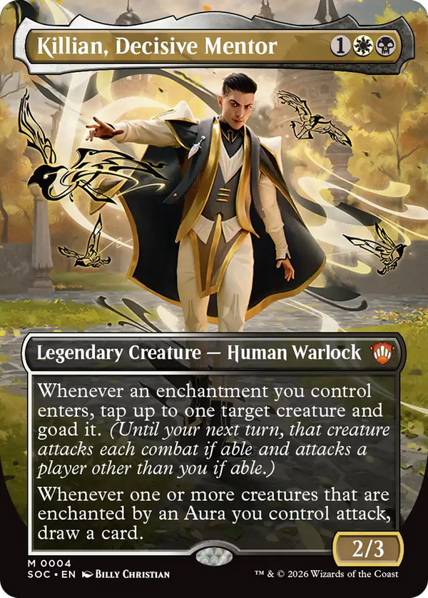 Killian, Decisive Mentor (soc)