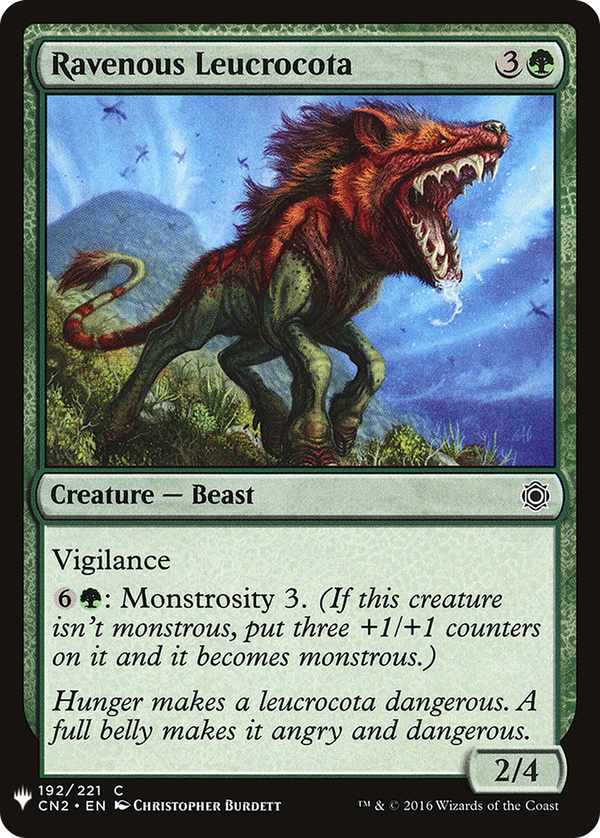 Ravenous Leucrocota (plst)