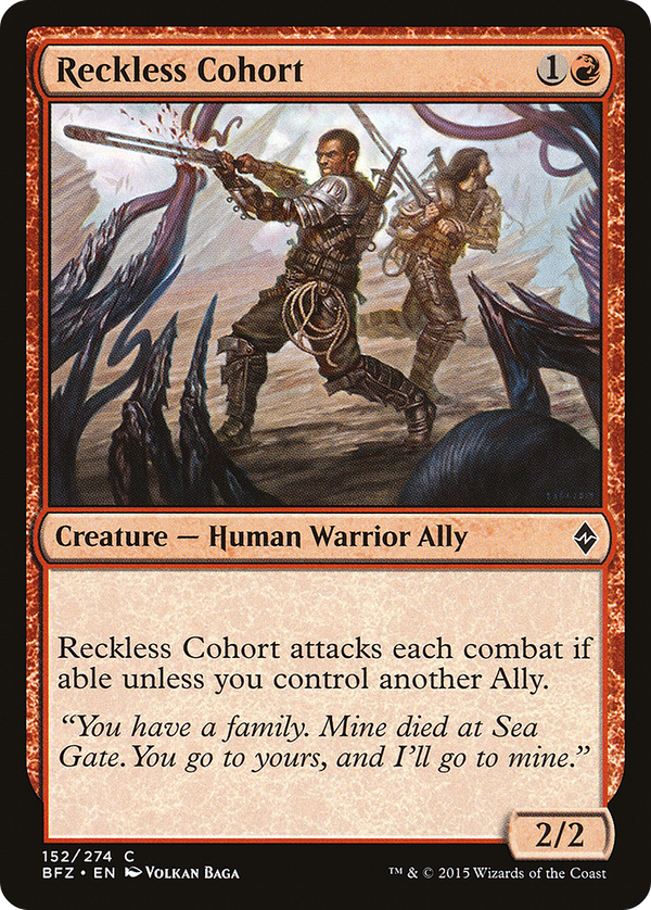 Reckless Cohort (bfz)