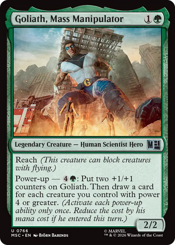 Goliath, Mass Manipulator (msc)