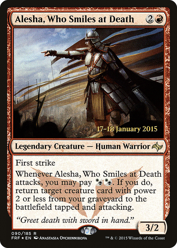 Alesha, Who Smiles at Death (pfrf)