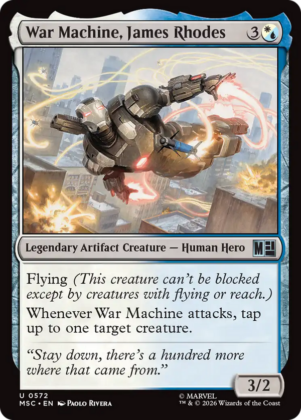 War Machine, James Rhodes (msc)