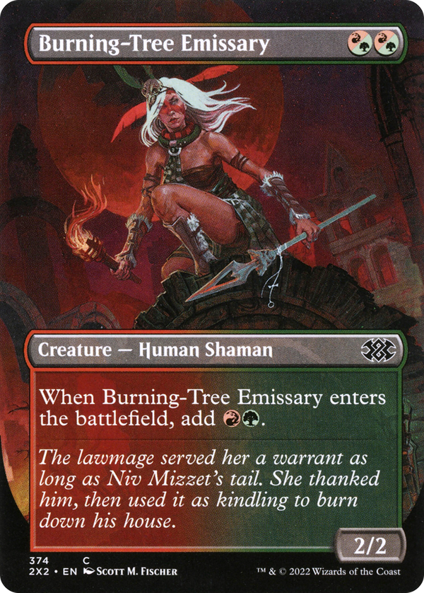 Burning-Tree Emissary (2x2)