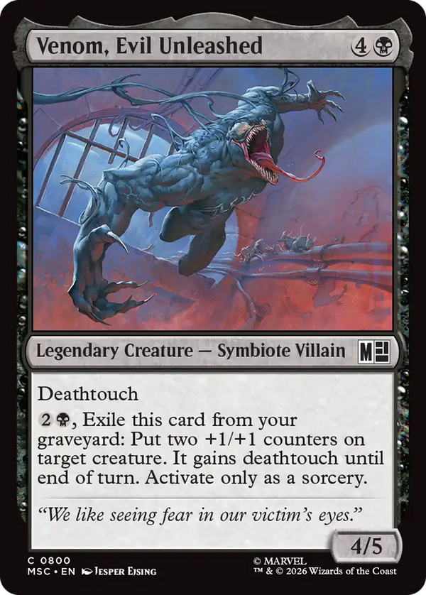 Venom, Evil Unleashed (msc)