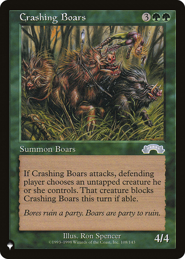 Crashing Boars (plst)