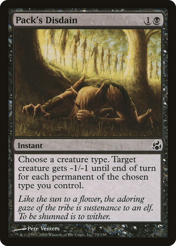 Pack's Disdain (mor)