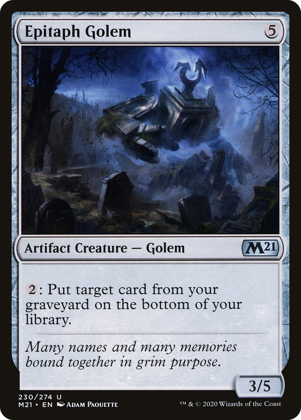 Epitaph Golem (m21)