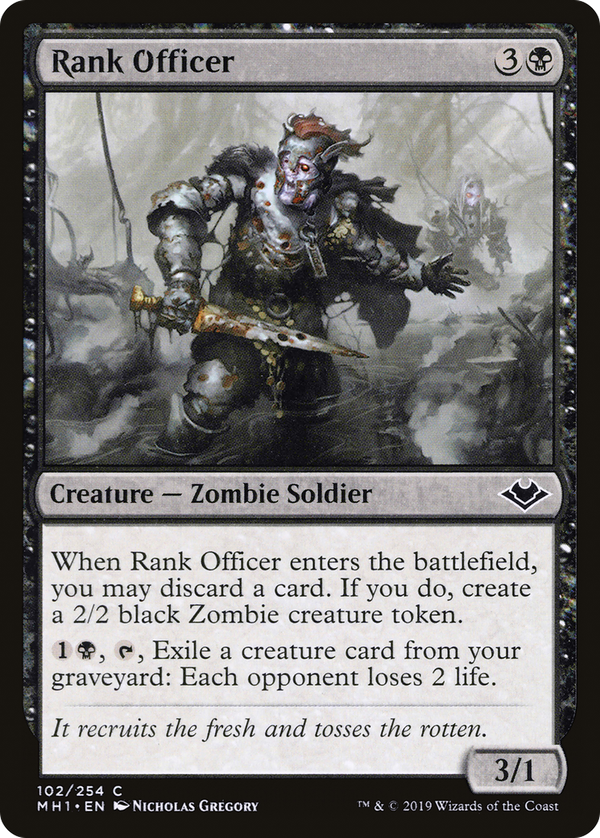 Rank Officer (mh1)