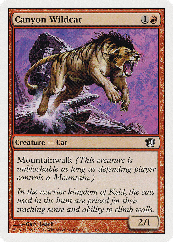 Canyon Wildcat (8ed)