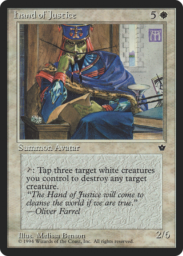 Hand of Justice (fem)