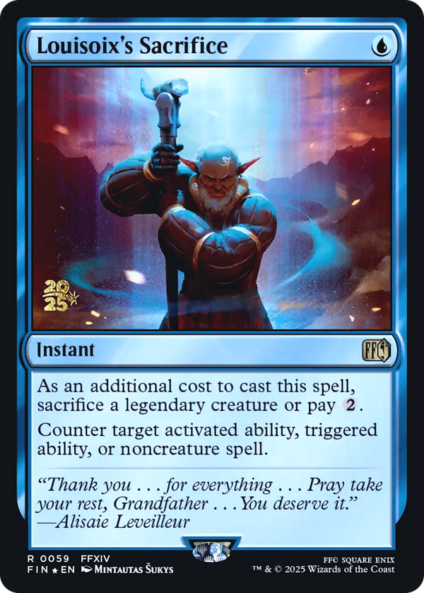Louisoix's Sacrifice (pfin)