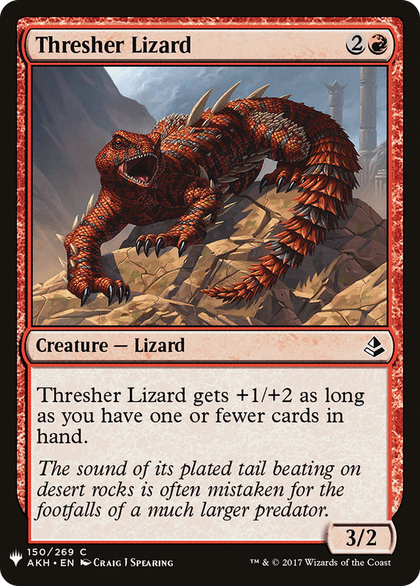 Thresher Lizard (plst)