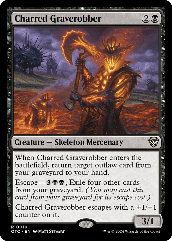 Charred Graverobber (otc)