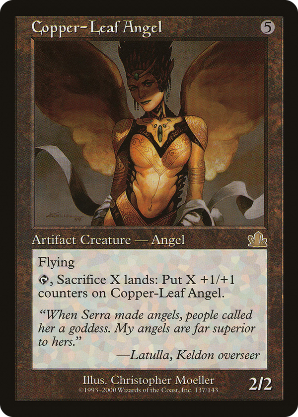 Copper-Leaf Angel (pcy)
