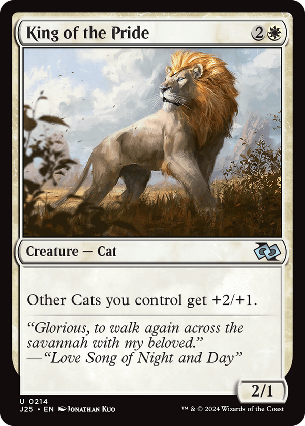 King of the Pride (j25)