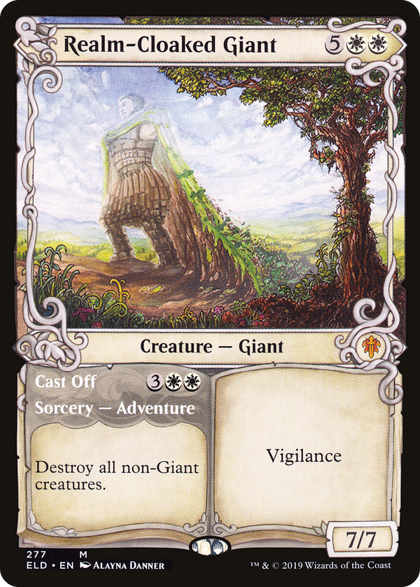 Realm-Cloaked Giant // Cast Off (eld)