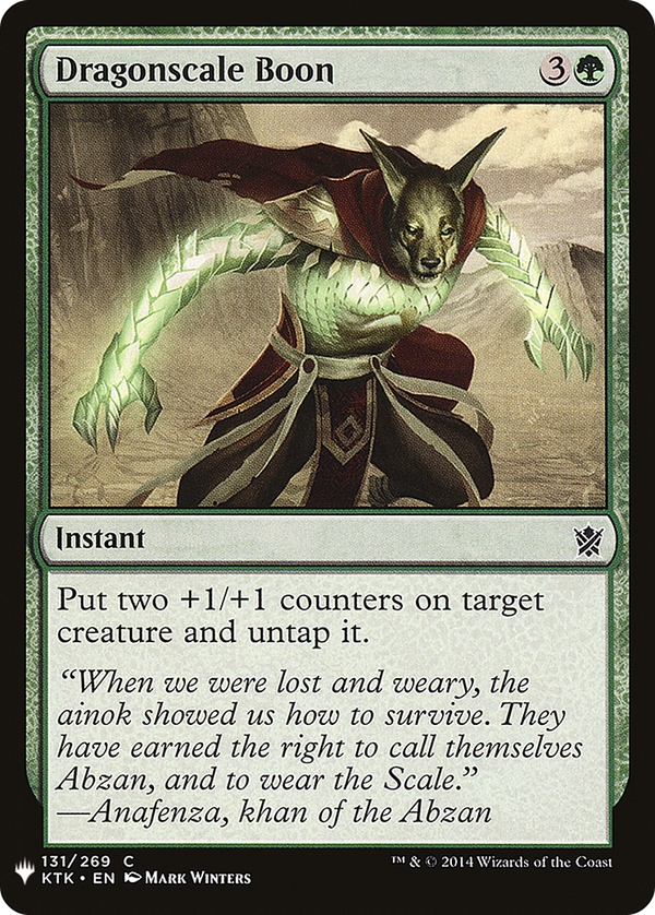 Dragonscale Boon (plst)