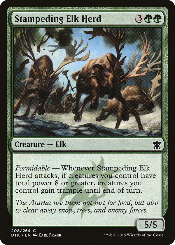 Stampeding Elk Herd (dtk)