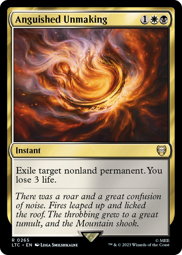 Anguished Unmaking (ltc)