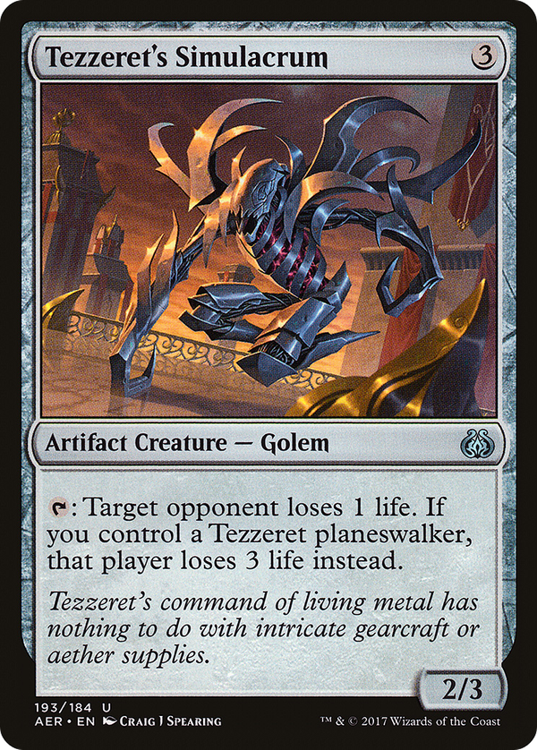 Tezzeret's Simulacrum (aer)